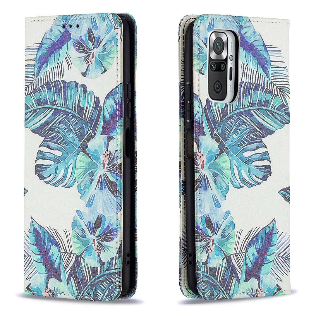 Brieftasche Design Stylish Muster Druck Automatisch Absorbiertes Pu-ledergehäuse Mit Stand Für Xiaomi Redmi Note 10 Pro 4G (indien)/(global)/note 10 Pro Max - Blaue Blätter, Xiaomi Redmi Note 10 Pro Max 4G
Brieftasche Design Stylish Muster Druck Automatisch Absorbiertes Pu-ledergehäuse Mit Stand Für Xiaomi Redmi Note 10 Pro 4G (indien)/(global)/note 10 Pro Max - Blaue Blätter, Xiaomi Redmi Note 10 Pro Max 4G