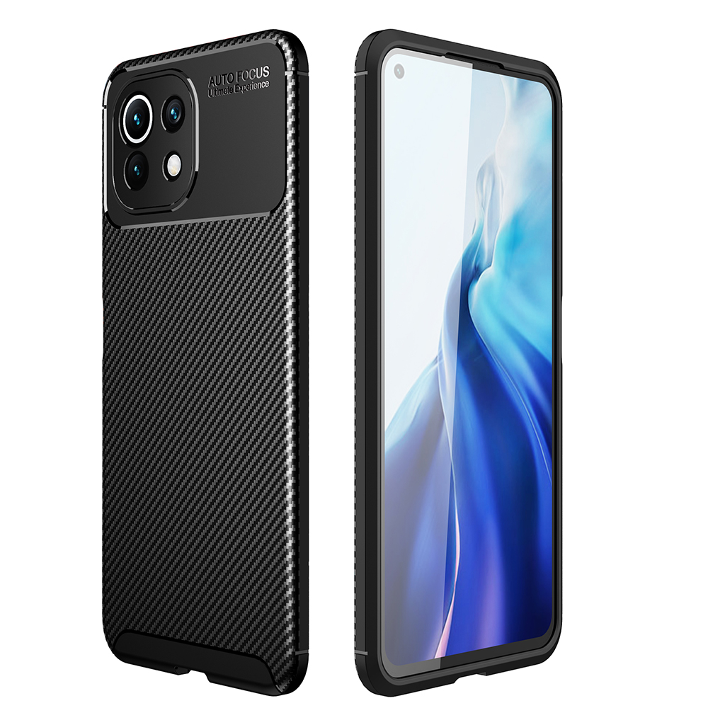 Präzise Ausgeschnittene Kohlefaser-textur-beschützer TPU Drop-proof-telefonabdeckung Für Xiaomi Mi 11 Lite 4g / 5g / 11 Lite 5G NE - Schwarz, Xiaomi Mi 11 Lite 5G
Präzise Ausgeschnittene Kohlefaser-textur-beschützer TPU Drop-proof-telefonabdeckung Für Xiaomi Mi 11 Lite 4g / 5g / 11 Lite 5G NE - Schwarz, Xiaomi Mi 11 Lite 5G