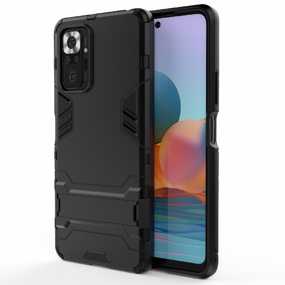2-in-1-kunststoff + TPU Hybrid Telefonhülle Cover Kickstand Shell Für Xiaomi Redmi Note 10 Pro - Schwarz, Xiaomi Redmi Note 10 Pro 4G (Global)
2-in-1-kunststoff + TPU Hybrid Telefonhülle Cover Kickstand Shell Für Xiaomi Redmi Note 10 Pro - Schwarz, Xiaomi Redmi Note 10 Pro 4G (Global)