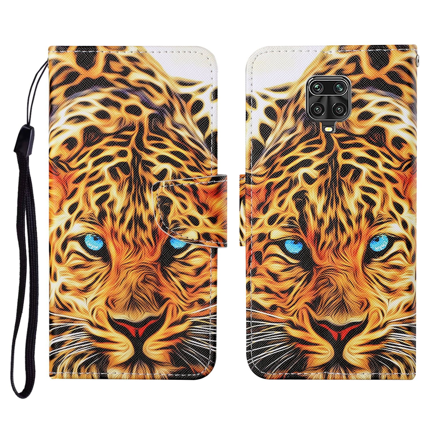 Musterdruck PU Leder Vollschutz Stand Phone Cover Hülle Mit Riemen Für Xiaomi Redmi Note 9 Pro - Leopard, Xiaomi Redmi Note 9 Pro 4G
Musterdruck PU Leder Vollschutz Stand Phone Cover Hülle Mit Riemen Für Xiaomi Redmi Note 9 Pro - Leopard, Xiaomi Redmi Note 9 Pro 4G