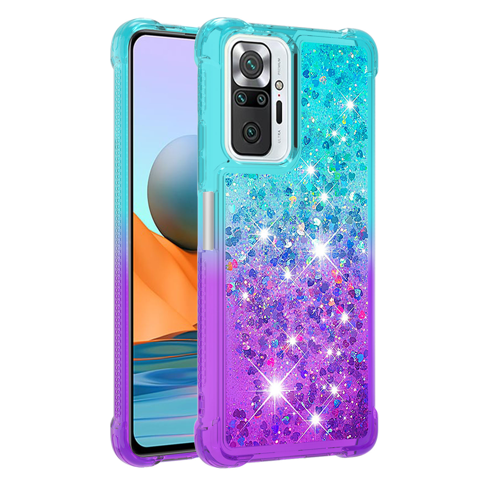 Stoßdämpfer Glitzer Pulver Pailles Treibsand TPU Phone Schutzhülle Für Xiaomi Redmi Note 10 Pro Max - Himmelblau / Violett, Xiaomi Redmi Note 10 Pro Max 4G
Stoßdämpfer Glitzer Pulver Pailles Treibsand TPU Phone Schutzhülle Für Xiaomi Redmi Note 10 Pro Max - Himmelblau / Violett, Xiaomi Redmi Note 10 Pro Max 4G