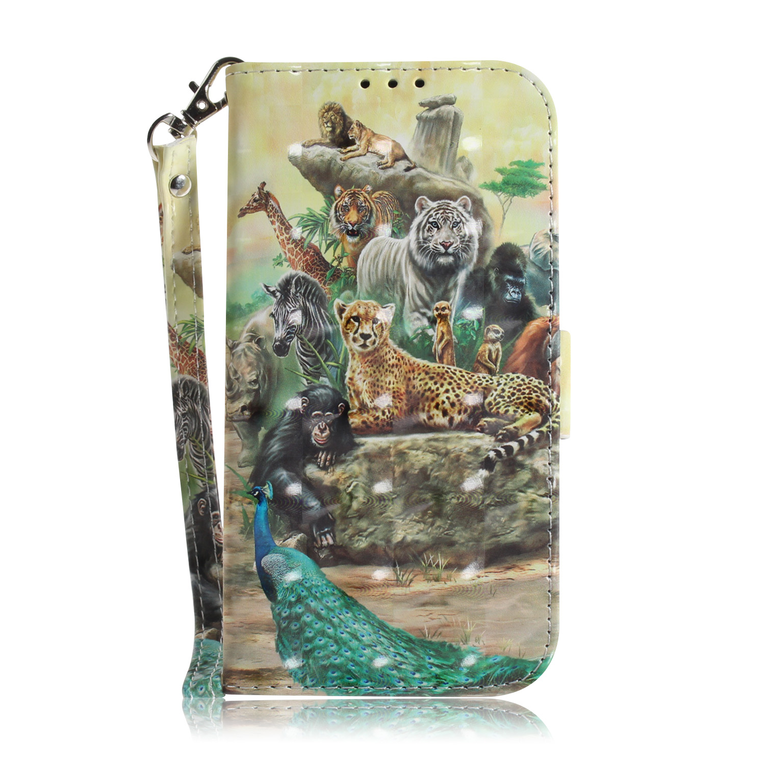 3D Pattern Printing PU Leather Wallet Stand Phone Protection Cover Case for Xiaomi Redmi Note 10 Pro 4G (Global)/(India) - Animals
3D Pattern Printing PU Leather Wallet Stand Phone Protection Cover Case for Xiaomi Redmi Note 10 Pro 4G (Global)/(India) - Animals