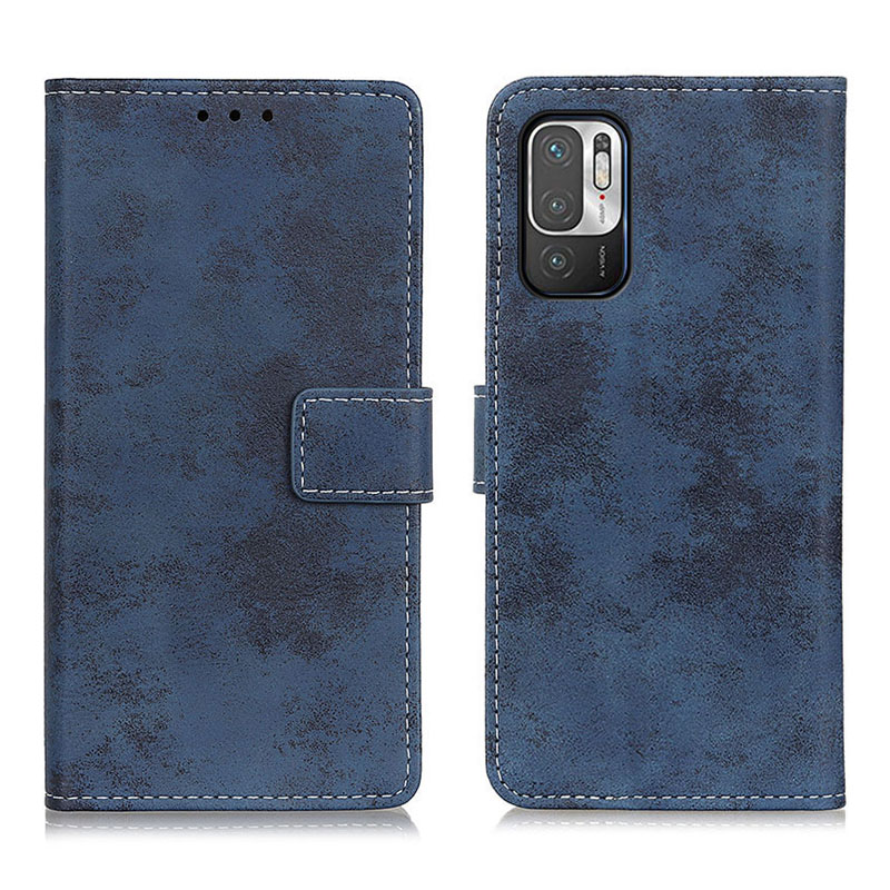 Vintage Style PU Leather Wallet Phone Case for Xiaomi Redmi Note 10 5G/Poco M3 Pro 5G/4G Mobile Casing Stand - Blue
Vintage Style PU Leather Wallet Phone Case for Xiaomi Redmi Note 10 5G/Poco M3 Pro 5G/4G Mobile Casing Stand - Blue