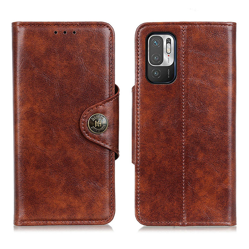 Magnetic Clasp Leather Protection Case Wallet Stand Phone Cover Shell for Xiaomi Redmi Note 10 5G/Poco M3 Pro 5G/4G - Brown
Magnetic Clasp Leather Protection Case Wallet Stand Phone Cover Shell for Xiaomi Redmi Note 10 5G/Poco M3 Pro 5G/4G - Brown