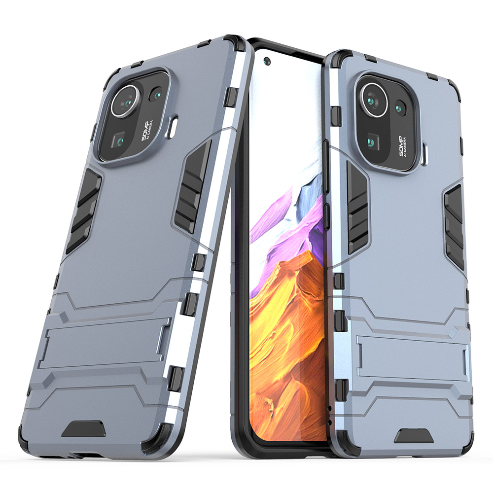 2 in 1 Hybrid Phone Protector Kickstand Design Full Protection Cover Case for Xiaomi Mi 11 Pro - Blue, Xiaomi Xiaomi Mi 11
2 in 1 Hybrid Phone Protector Kickstand Design Full Protection Cover Case for Xiaomi Mi 11 Pro - Blue, Xiaomi Xiaomi Mi 11