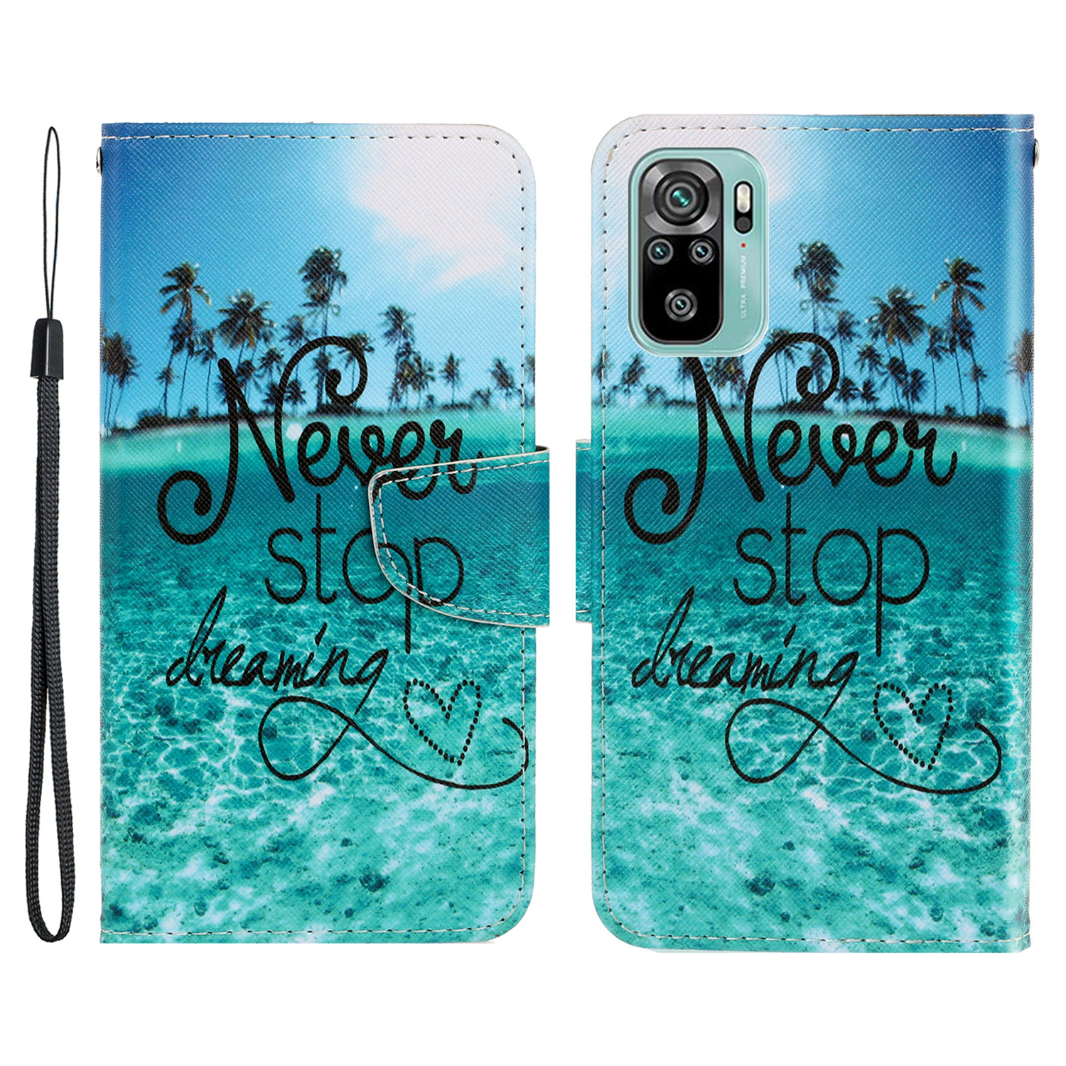 Wallet Stand Design Pattern Printing PU Leather Phone Case Shell for Xiaomi Redmi Note 10 4G/Note 10S - Never Stop Dreaming, Xiaomi Redmi Note 10 4G
Wallet Stand Design Pattern Printing PU Leather Phone Case Shell for Xiaomi Redmi Note 10 4G/Note 10S - Never Stop Dreaming, Xiaomi Redmi Note 10 4G