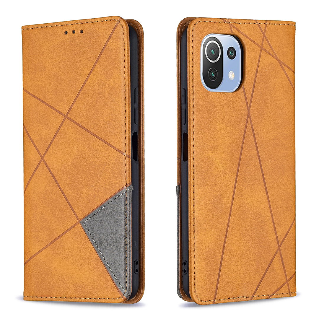 Modèle Géométrique Modèle Auto-absorbé Stand Leather Téléphone Pour Xiaomi Mi 11 Lite 4G / 5g / 11 Lite 5G NE - Brun
Modèle Géométrique Modèle Auto-absorbé Stand Leather Téléphone Pour Xiaomi Mi 11 Lite 4G / 5g / 11 Lite 5G NE - Brun