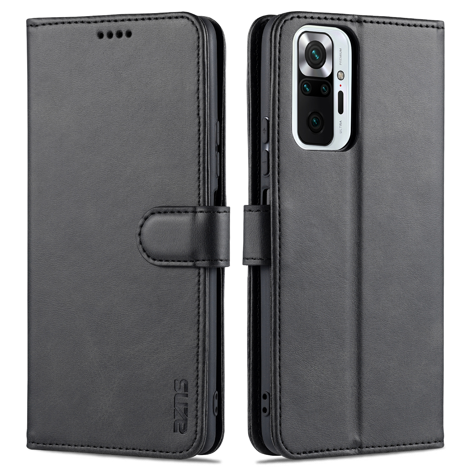 AZNS Wallet Stand Design All-round PU Leather Phone Cover Case for Xiaomi Redmi Note 10 Pro 4G (India)/(Global)/Note 10 Pro Max - Black, Samsung Galaxy A12
AZNS Wallet Stand Design All-round PU Leather Phone Cover Case for Xiaomi Redmi Note 10 Pro 4G (India)/(Global)/Note 10 Pro Max - Black, Samsung Galaxy A12
