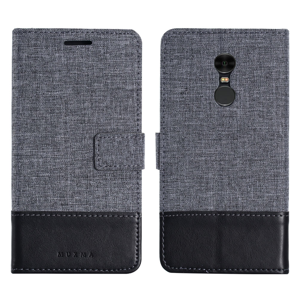 Muxma Für Xiaomi Redmi Note 4x Leder Folio Canvas Spleißstand Mobiltelefongehäuse - Schwarz, Xiaomi Redmi Note 4X
Muxma Für Xiaomi Redmi Note 4x Leder Folio Canvas Spleißstand Mobiltelefongehäuse - Schwarz, Xiaomi Redmi Note 4X