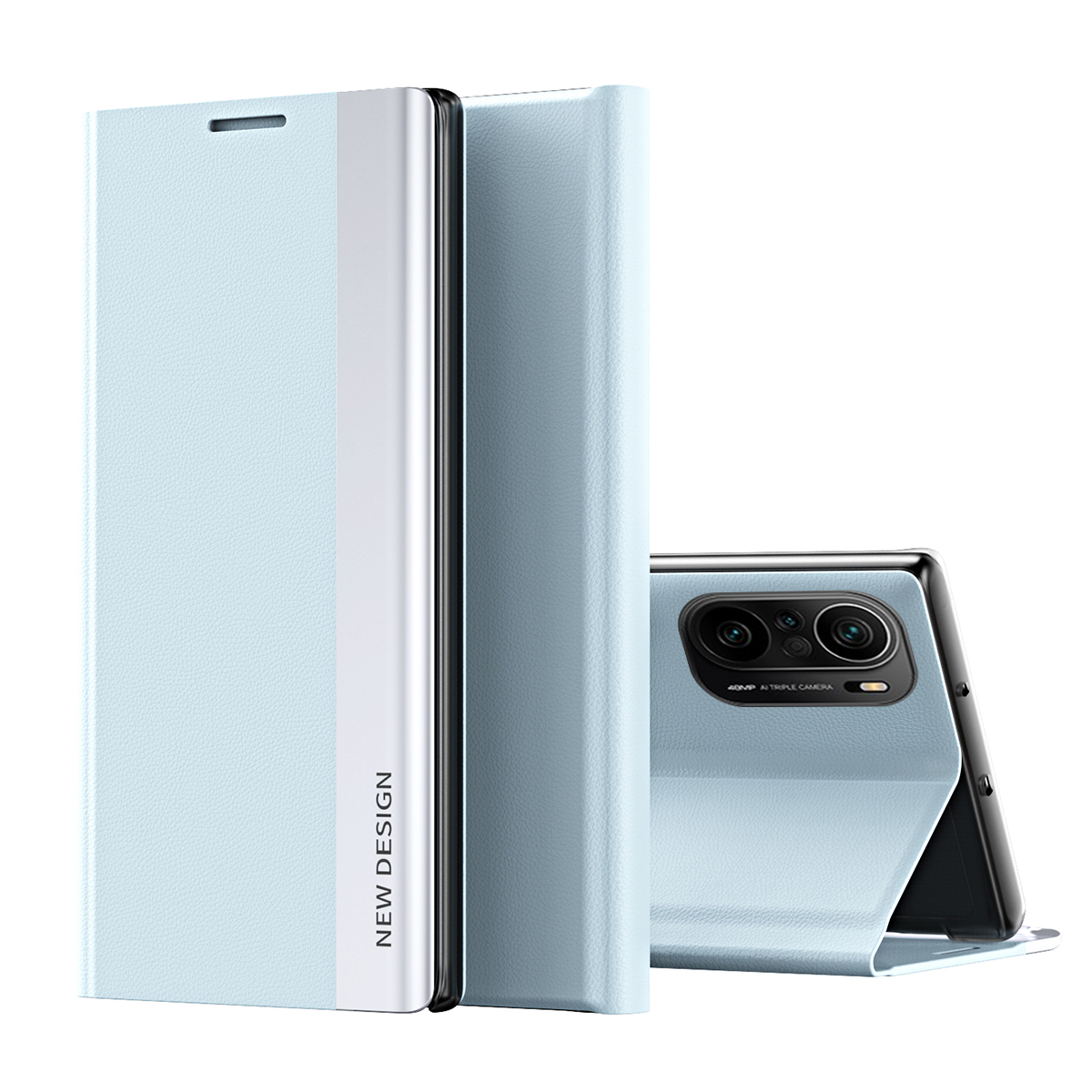 PU Leder Allround Protection Full Protection Phone Shell Hülle Mit Stand Für Xiaomi Mi 11i / Poco F3 / Redmi K40 / K40 Pro - Baby Blau, Xiaomi Mi 11i
PU Leder Allround Protection Full Protection Phone Shell Hülle Mit Stand Für Xiaomi Mi 11i / Poco F3 / Redmi K40 / K40 Pro - Baby Blau, Xiaomi Mi 11i