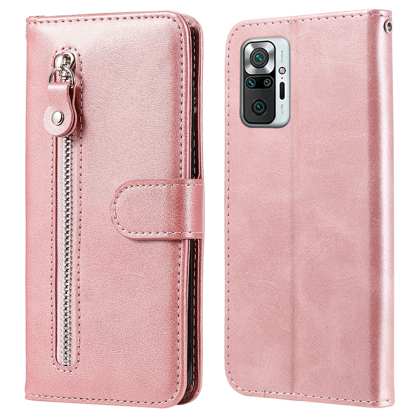 Anti-fall-reißverschluss-taschen-leder-standard-brieftasche Design Telefonschale Für Xiaomi Redmi Note 10 4G/Note 10s - Roségold, Xiaomi Poco M5s 4G
Anti-fall-reißverschluss-taschen-leder-standard-brieftasche Design Telefonschale Für Xiaomi Redmi Note 10 4G/Note 10s - Roségold, Xiaomi Poco M5s 4G