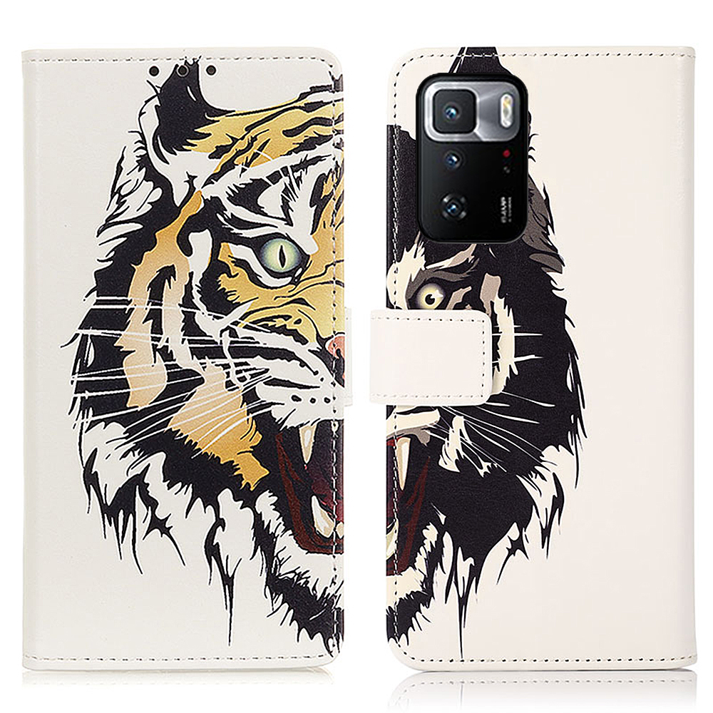 Musterdruckdesign PU Leder Brieftasche Ständer Stoßdichter Mit Magnetverschluss Für Xiaomi Poco X3 GT / Redmi Note 10 Pro 5g (China) - Tiger, Xiaomi Poco X3 GT
Musterdruckdesign PU Leder Brieftasche Ständer Stoßdichter Mit Magnetverschluss Für Xiaomi Poco X3 GT / Redmi Note 10 Pro 5g (China) - Tiger, Xiaomi Poco X3 GT