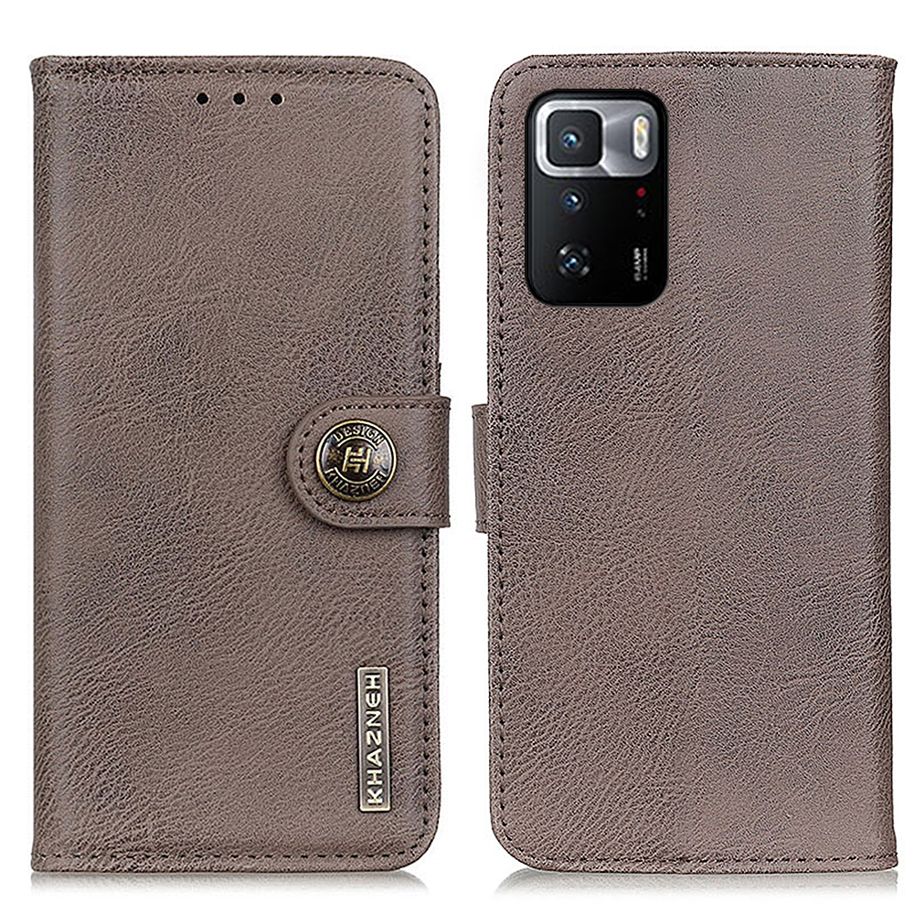 Khazneh Retro -karten -slots Leder -handy -handy -hülle Mit Brieftasche Für Xiaomi Poco X3 GT/Redmi Note 10 Pro 5g (China) - Grau, Xiaomi Poco X3 GT
Khazneh Retro -karten -slots Leder -handy -handy -hülle Mit Brieftasche Für Xiaomi Poco X3 GT/Redmi Note 10 Pro 5g (China) - Grau, Xiaomi Poco X3 GT