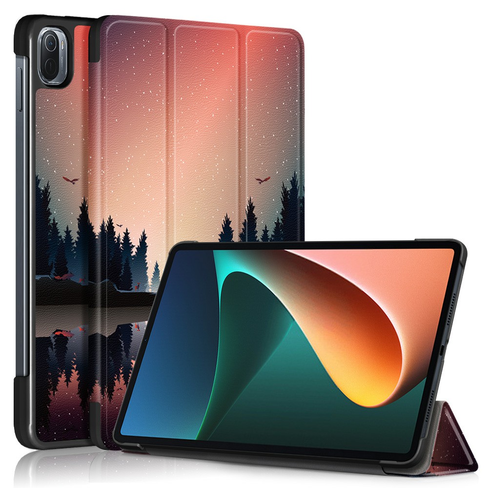Musterdruck Premium Tri-Fold Stand Auto Wake / Sleep Ultra Slim PU Leder Smart Case Cover Mit Für Xiaomi Pad 5/Pad 5 Pro - Wald, Xiaomi Pad 5 Pro
Musterdruck Premium Tri-Fold Stand Auto Wake / Sleep Ultra Slim PU Leder Smart Case Cover Mit Für Xiaomi Pad 5/Pad 5 Pro - Wald, Xiaomi Pad 5 Pro