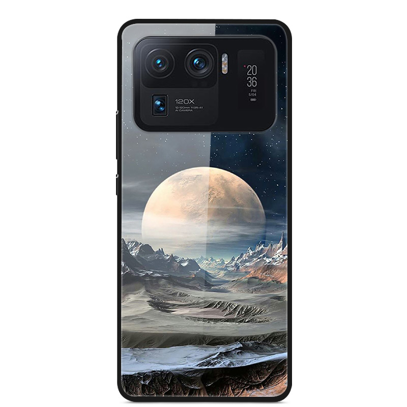 Pattern Printing Design Tempered Glass Back Cover TPU Bumper + PC Anti-Scratch Case for Xiaomi Mi 11 Ultra - White Planet, Xiaomi Xiaomi Mi 11 Ultra
Pattern Printing Design Tempered Glass Back Cover TPU Bumper + PC Anti-Scratch Case for Xiaomi Mi 11 Ultra - White Planet, Xiaomi Xiaomi Mi 11 Ultra