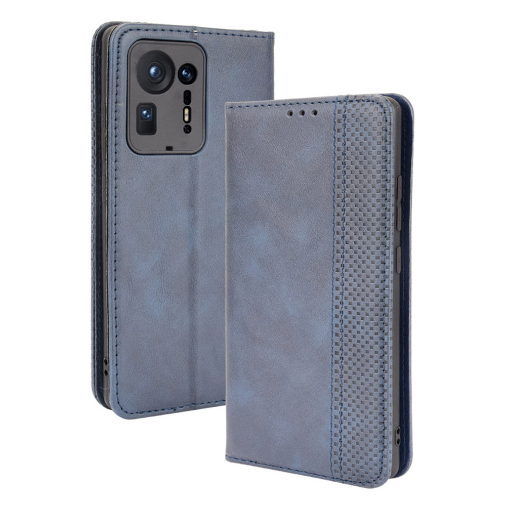 Magnetic Auto-absorbed Vintage Style Leather Wallet Stand Phone Case Cover Protector for Xiaomi Mix 4 - Blue, Xiaomi Xiaomi Mix 4
Magnetic Auto-absorbed Vintage Style Leather Wallet Stand Phone Case Cover Protector for Xiaomi Mix 4 - Blue, Xiaomi Xiaomi Mix 4