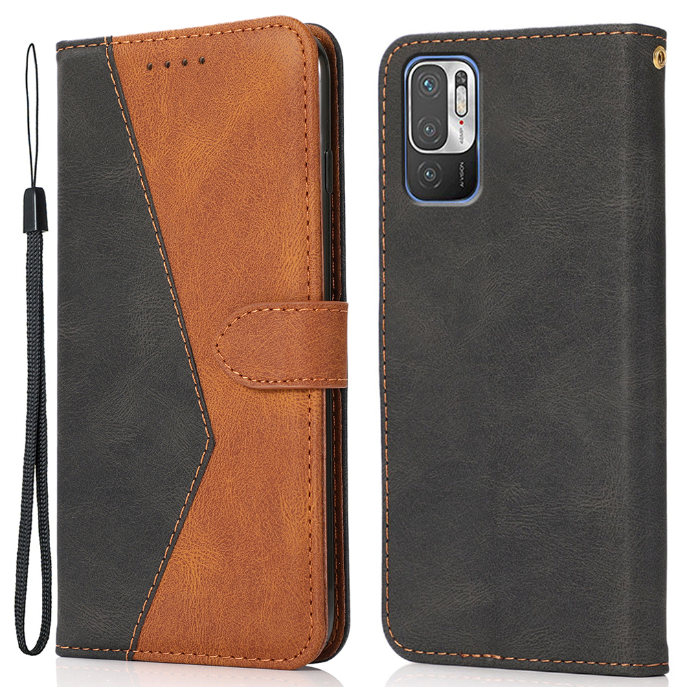 Portefeuille en Cuir PU à Double Couleur Flip Flio Seck Magnetic Cover Avec Sangle Pour Xiaomi Poco M3 Pro 4G / 5g / Redmi Note 10 5G / Redmi Note 10T 5G - Noir Marron, Xiaomi Xiaomi Redmi Note 10 5G
Portefeuille en Cuir PU à Double Couleur Flip Flio Seck Magnetic Cover Avec Sangle Pour Xiaomi Poco M3 Pro 4G / 5g / Redmi Note 10 5G / Redmi Note 10T 5G - Noir Marron, Xiaomi Xiaomi Redmi Note 10 5G