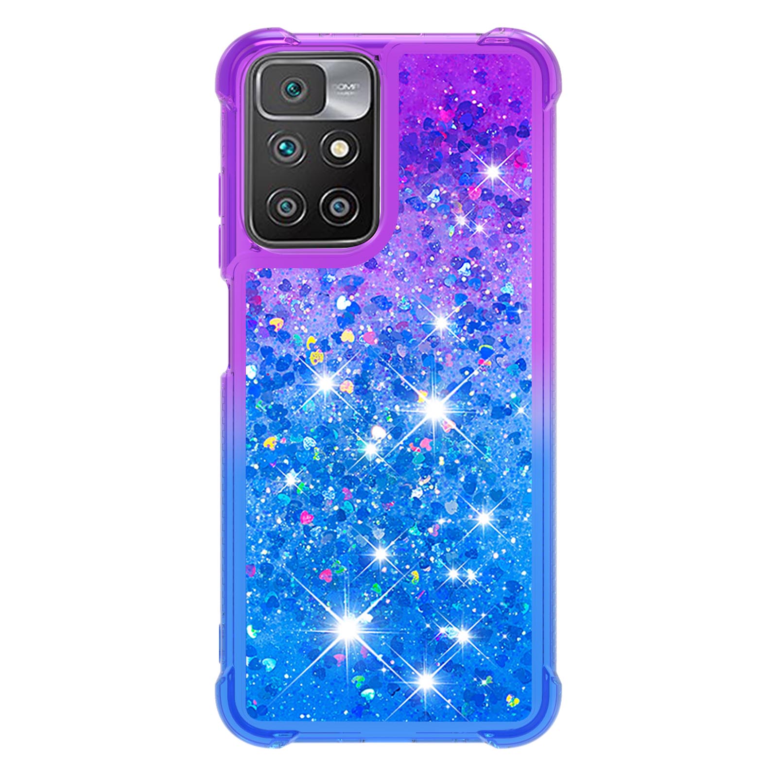 Anti-Drop Gradient Quicksand Glitter Flowing Liquid Floating Bling Stylish TPU Case for Xiaomi Xiaomi Redmi 10 4G (2021)/Redmi 10 2022 4G/Redmi Note 11 4G (MediaTek)/Redmi 10 Prime - Purple/Blue
Anti-Drop Gradient Quicksand Glitter Flowing Liquid Floating Bling Stylish TPU Case for Xiaomi Xiaomi Redmi 10 4G (2021)/Redmi 10 2022 4G/Redmi Note 11 4G (MediaTek)/Redmi 10 Prime - Purple/Blue