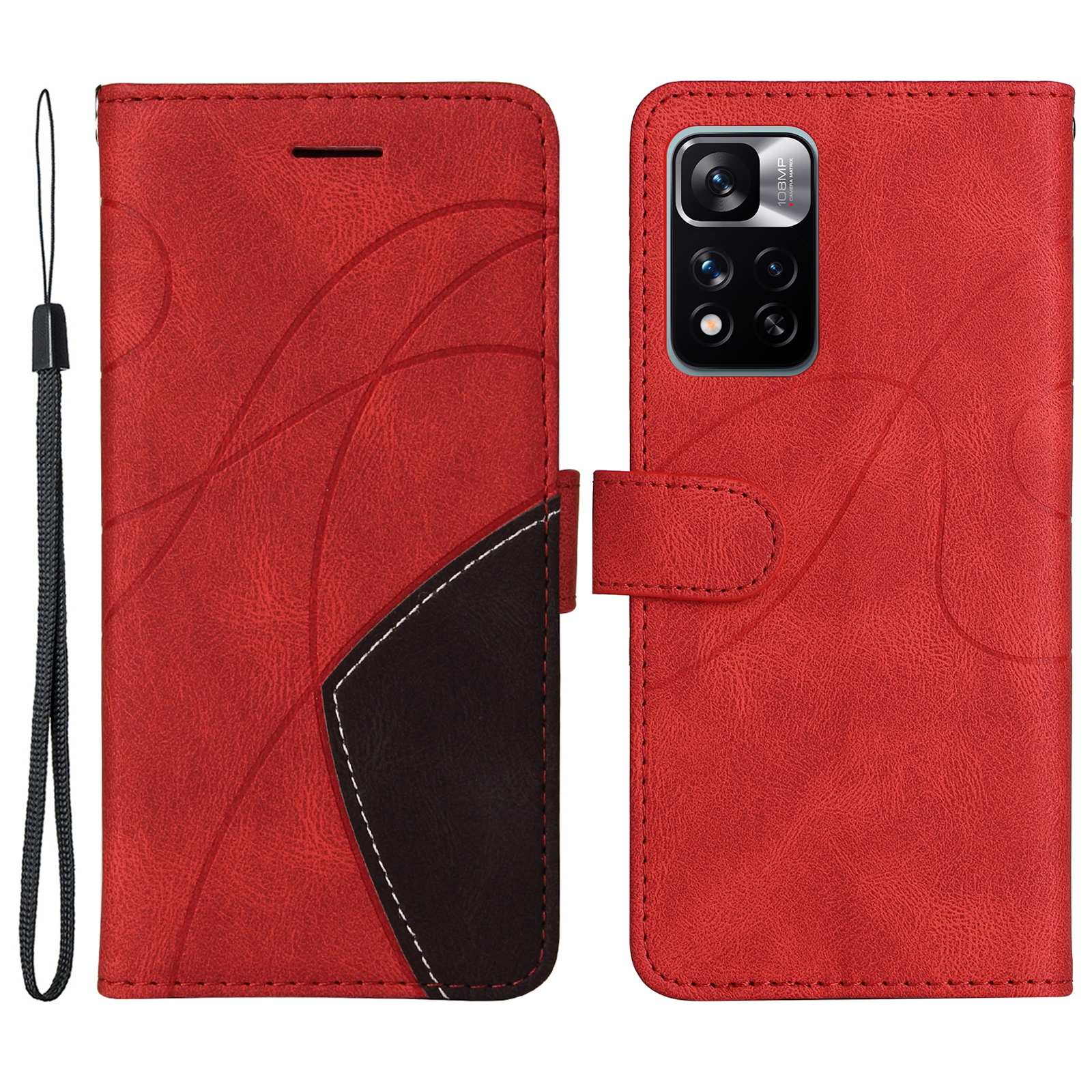 Für Xiaomi Redmi Note 11 Pro 5G (China) (MediaTek)/Note 11 Pro + 5G KT Leder Serie-1 Pu-leder + TPU Dual-color-spleißung Phone Hülle Wallet Stand Cover Mit Handgelenkriemen - Rot, Xiaomi Redmi Note 11 Pro 5G (China) (MediaTek)
Für Xiaomi Redmi Note 11 Pro 5G (China) (MediaTek)/Note 11 Pro + 5G KT Leder Serie-1 Pu-leder + TPU Dual-color-spleißung Phone Hülle Wallet Stand Cover Mit Handgelenkriemen - Rot, Xiaomi Redmi Note 11 Pro 5G (China) (MediaTek)