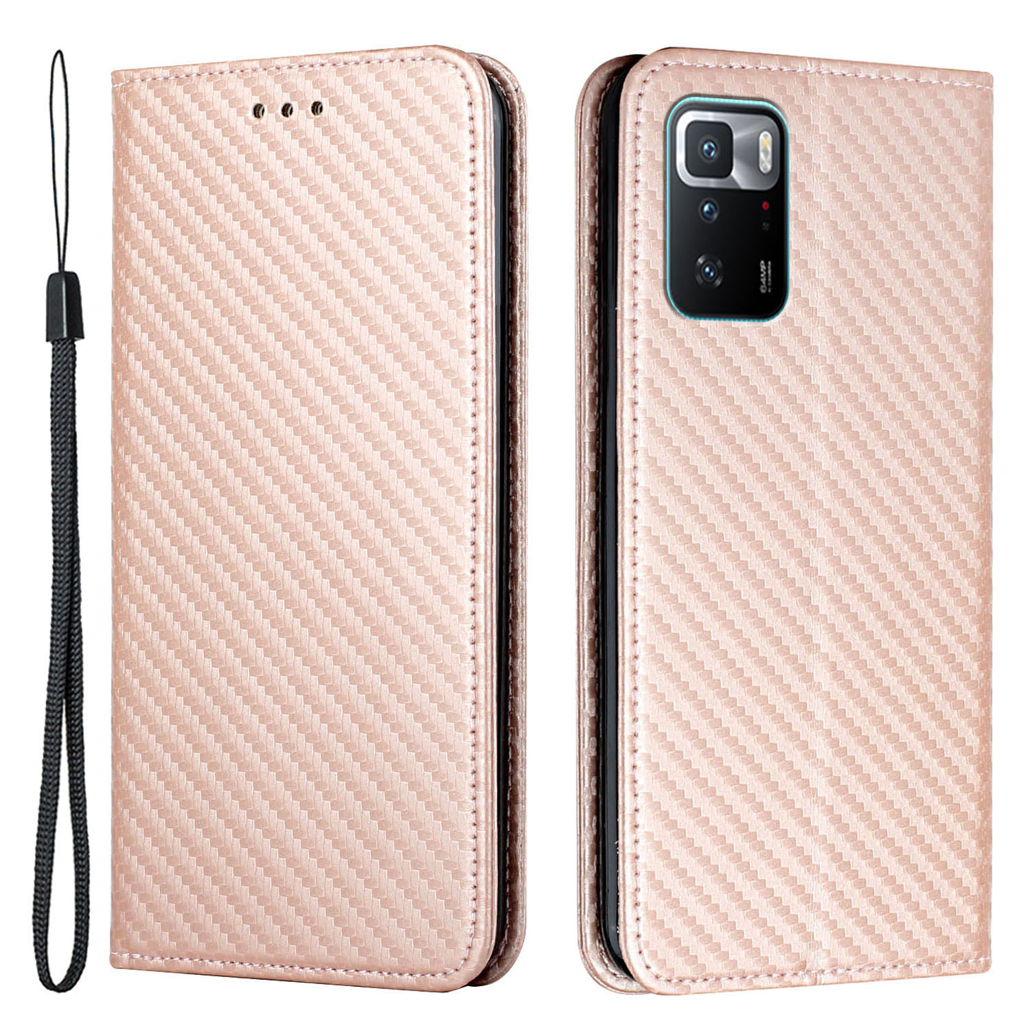 Kohlefasertextur PU Lederabdeckung TPU -telefonhülle Mit Standbrieftasche Für Xiaomi Redmi Note 10 Pro 5G (China)/Poco X3 GT - Roségold, Xiaomi Redmi Note 10 Pro 5G (China)
Kohlefasertextur PU Lederabdeckung TPU -telefonhülle Mit Standbrieftasche Für Xiaomi Redmi Note 10 Pro 5G (China)/Poco X3 GT - Roségold, Xiaomi Redmi Note 10 Pro 5G (China)