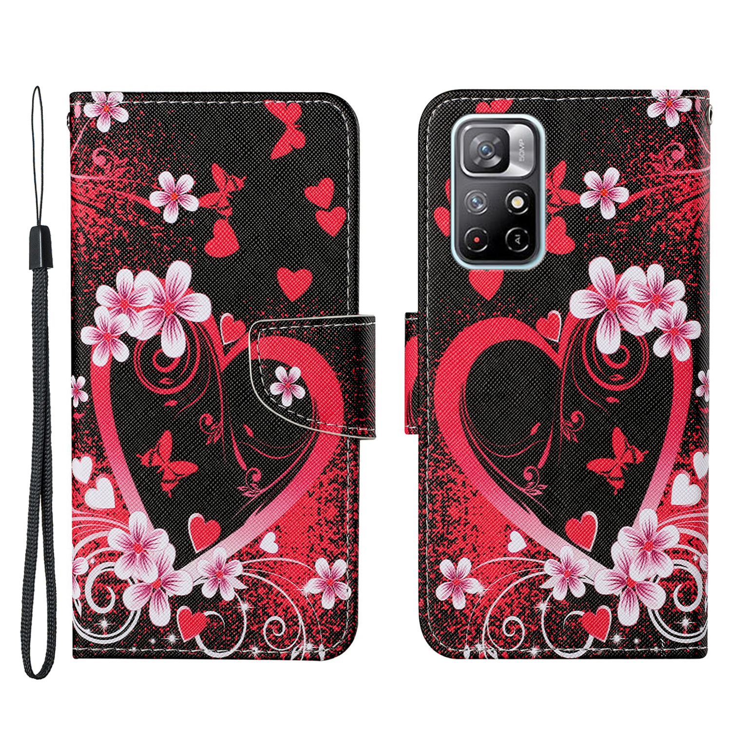 Cross Texturmuster Druckleder -hülle Ballet -brieftasche Telefonabdeckung Mit Riemen Für Xiaomi Redmi Note 11 Pro 5G (China) (mediatek)/note 11 Pro+ 5G - Rote Herzform, Xiaomi Redmi Note 11 Pro 5G (China) (MediaTek)
Cross Texturmuster Druckleder -hülle Ballet -brieftasche Telefonabdeckung Mit Riemen Für Xiaomi Redmi Note 11 Pro 5G (China) (mediatek)/note 11 Pro+ 5G - Rote Herzform, Xiaomi Redmi Note 11 Pro 5G (China) (MediaTek)