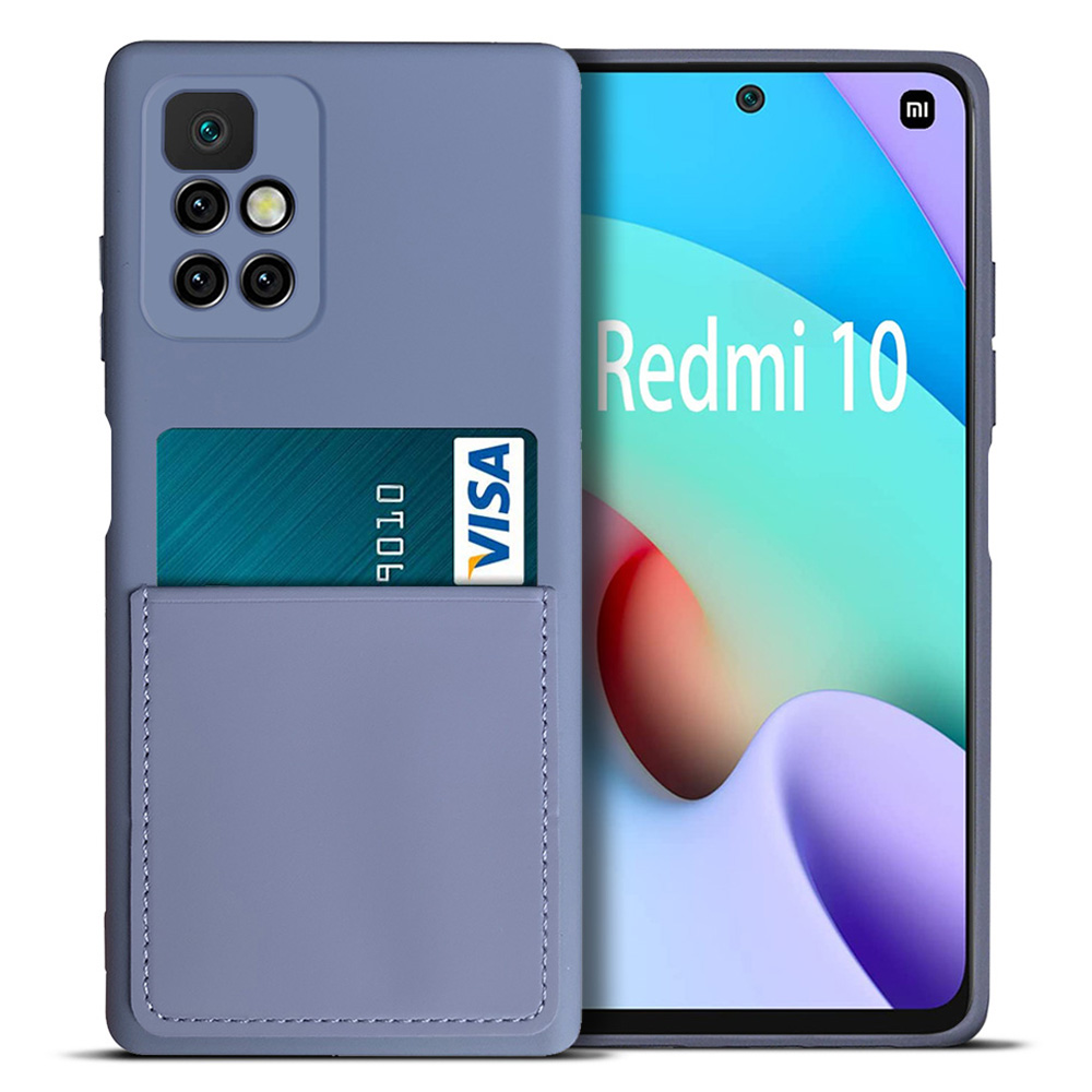For Xiaomi Redmi Note 11 4G (MediaTek)/Redmi 10 4G (2021)/Redmi 10 2022 4G/10 Prime Card Slot Design Liquid Silicone Cell Phone Case - Purple, UMI Umidigi A7 Pro
For Xiaomi Redmi Note 11 4G (MediaTek)/Redmi 10 4G (2021)/Redmi 10 2022 4G/10 Prime Card Slot Design Liquid Silicone Cell Phone Case - Purple, UMI Umidigi A7 Pro