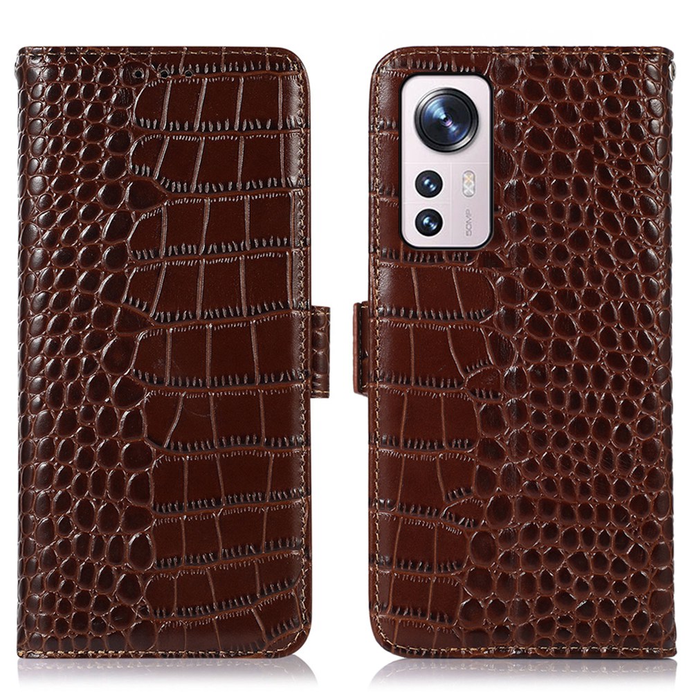 Für Xiaomi 12 Pro 5g/12s Pro 5G/12 Pro (abmessung) 5G RFID Blockierende Echte Kuhläden-leder-brieftaschen-telefonabdeckung, Gut Geschützte Krokodil-texturständer Magnetic Flip Folio Gehäuse - Braun, Xiaomi 12 Pro 5G
Für Xiaomi 12 Pro 5g/12s Pro 5G/12 Pro (abmessung) 5G RFID Blockierende Echte Kuhläden-leder-brieftaschen-telefonabdeckung, Gut Geschützte Krokodil-texturständer Magnetic Flip Folio Gehäuse - Braun, Xiaomi 12 Pro 5G