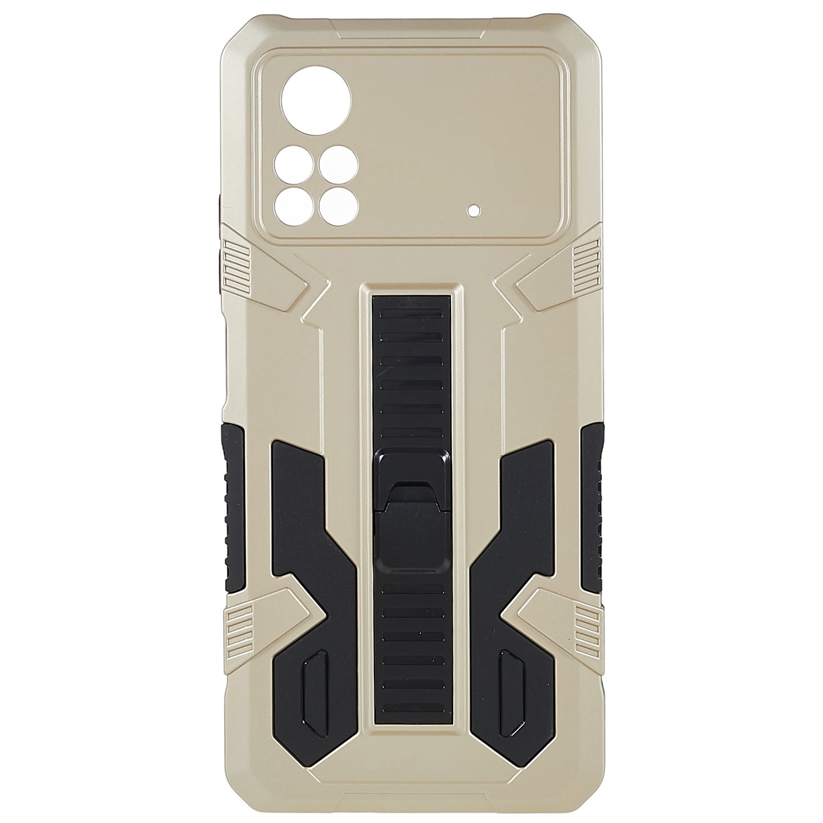 Für Xiaomi Poco X4 Pro 5G Vanguard PC + TPU Schockfeste Telefonabdeckung Hidden Ständer Smartphone -hülle - Gold, Xiaomi Poco X4 Pro 5G
Für Xiaomi Poco X4 Pro 5G Vanguard PC + TPU Schockfeste Telefonabdeckung Hidden Ständer Smartphone -hülle - Gold, Xiaomi Poco X4 Pro 5G