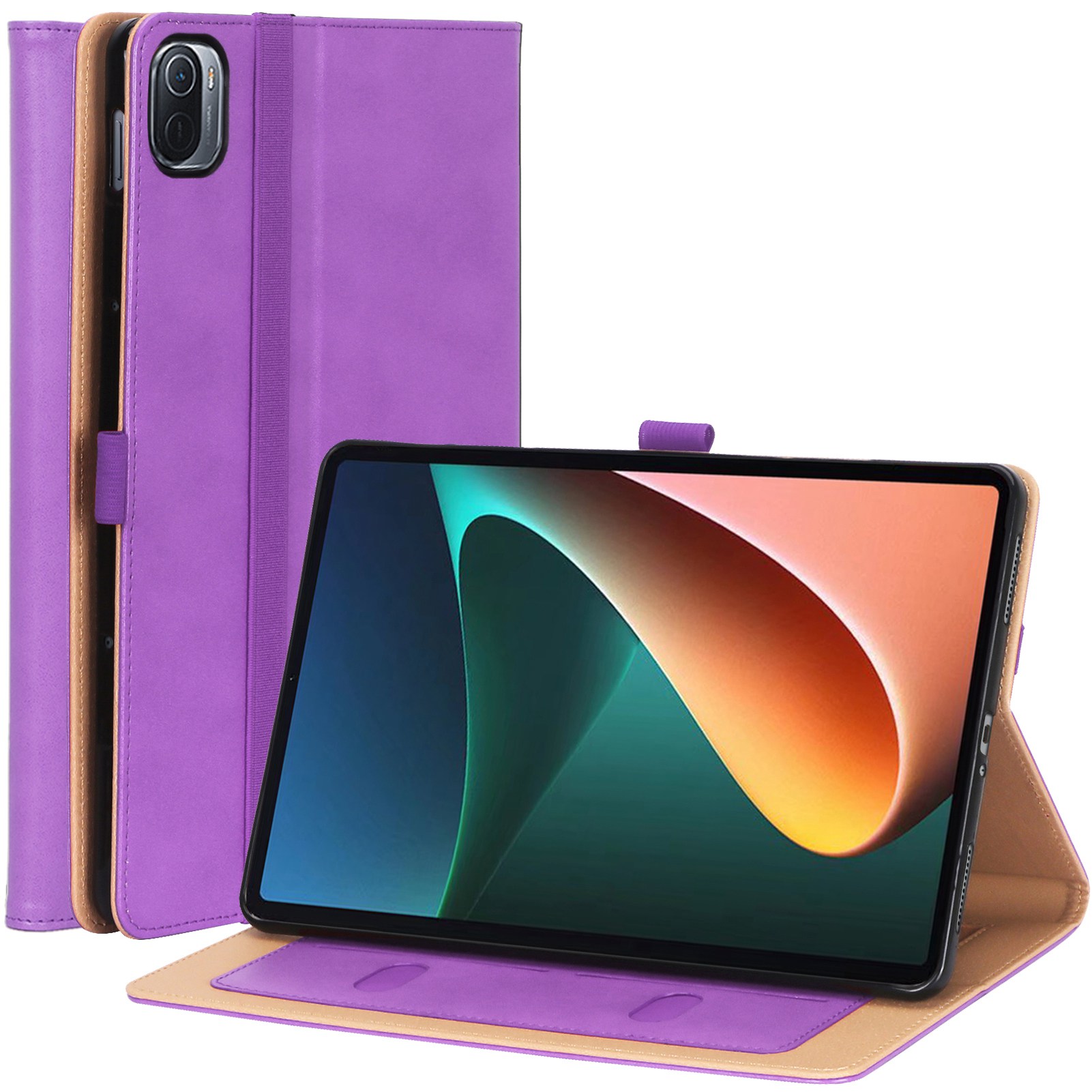 Für Xiaomi Pad 5/Pad 5 Pro Business Style PU Leder Tablet Hülle Handgurtschutzschutzabdeckung Mit Kartensteckplätzen - Violett, Xiaomi Pad 5
Für Xiaomi Pad 5/Pad 5 Pro Business Style PU Leder Tablet Hülle Handgurtschutzschutzabdeckung Mit Kartensteckplätzen - Violett, Xiaomi Pad 5