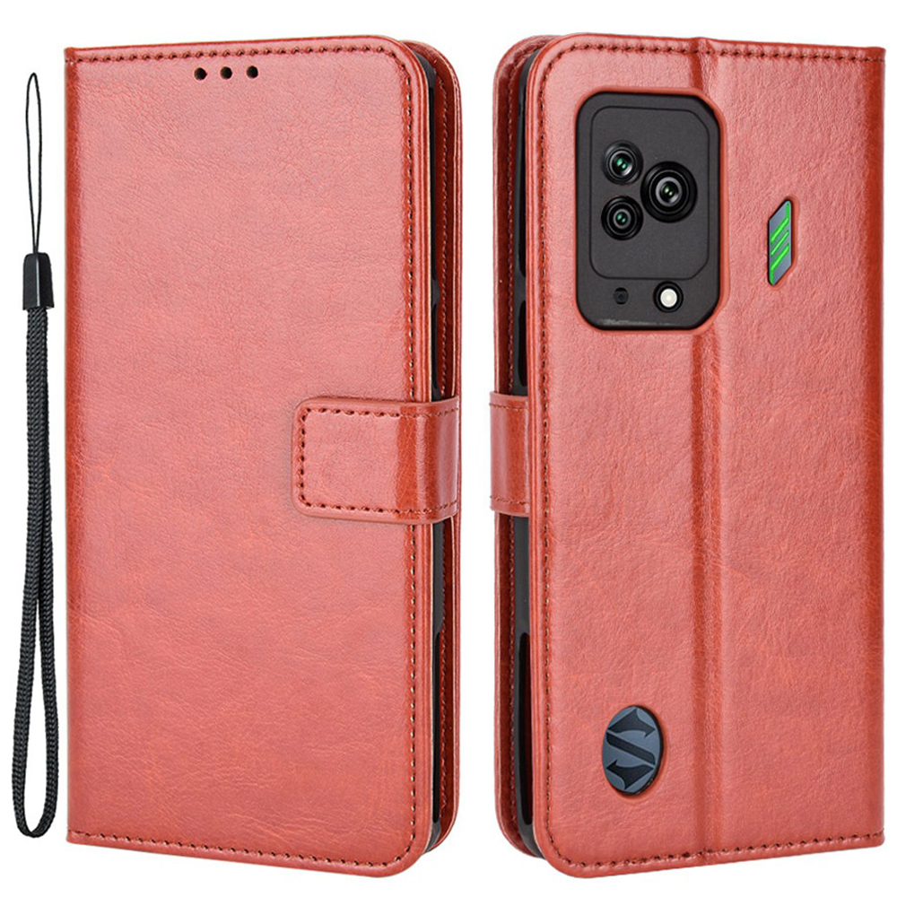Pour Xiaomi Black Shark 5 Crazy Horse Texture Collision Proof Tone Téléphone, PU Leather Stand Wallet Flip Cover - Brun, Xiaomi Xiaomi Black Shark 5
Pour Xiaomi Black Shark 5 Crazy Horse Texture Collision Proof Tone Téléphone, PU Leather Stand Wallet Flip Cover - Brun, Xiaomi Xiaomi Black Shark 5