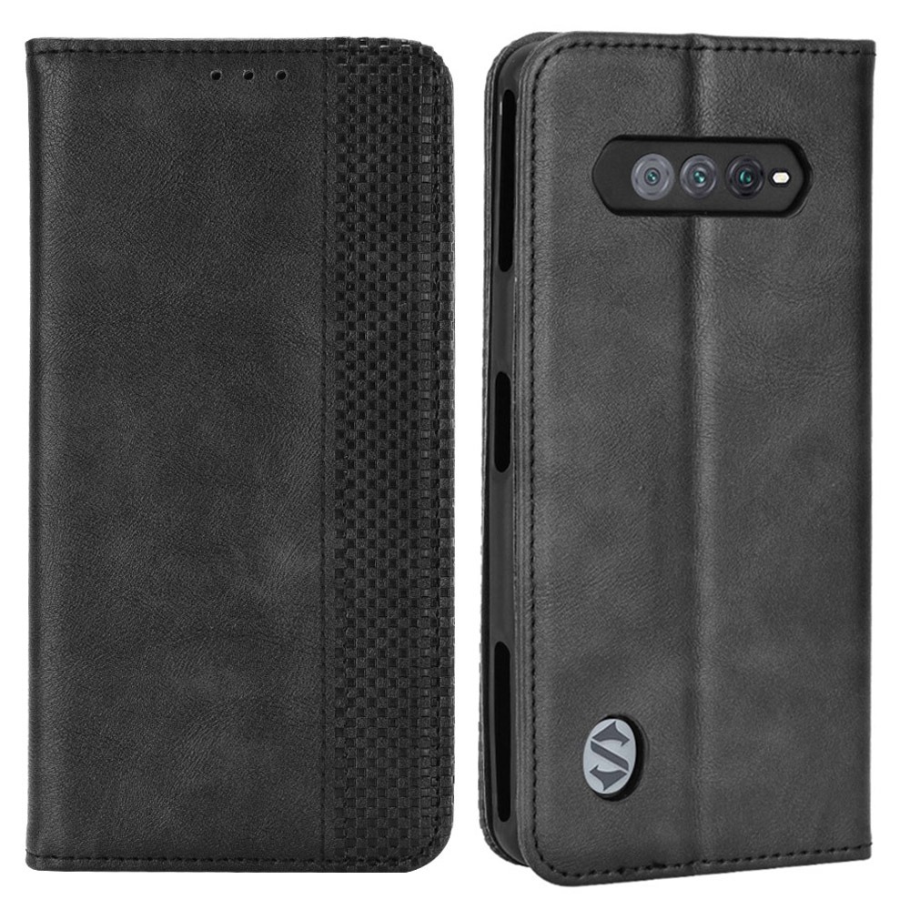 For Xiaomi Black Shark 5 RS Mosaic Imprinted Auto Closing Magnetic Fully Wrapped Phone Case Retro Texture PU Leather Wallet Stand Cover - Black, Xiaomi Xiaomi Black Shark 5 RS
For Xiaomi Black Shark 5 RS Mosaic Imprinted Auto Closing Magnetic Fully Wrapped Phone Case Retro Texture PU Leather Wallet Stand Cover - Black, Xiaomi Xiaomi Black Shark 5 RS