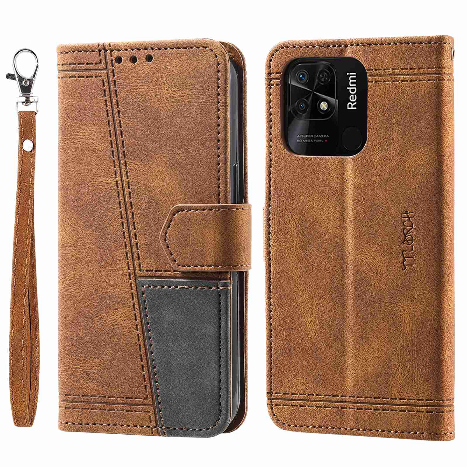 Ttudrch Style 004 Spleißen Leder -telefonhülle Für Xiaomi Redmi 10c, Stand Wallet RFID Blockierende Handyabdeckung - Braun, Xiaomi Redmi 10C 4G
Ttudrch Style 004 Spleißen Leder -telefonhülle Für Xiaomi Redmi 10c, Stand Wallet RFID Blockierende Handyabdeckung - Braun, Xiaomi Redmi 10C 4G