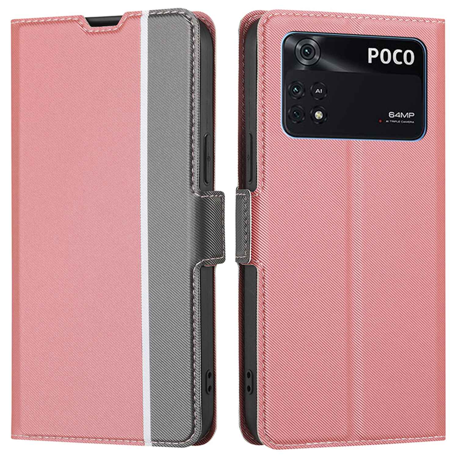 Für Xiaomi Poco M4 Pro 4G Twill Textur Ultra-dünne Telefonschale Doppelschutz PU Leder+tpu Stand Card Halter Funktionsabdeckung - Rosa, Xiaomi Poco M4 Pro 4G
Für Xiaomi Poco M4 Pro 4G Twill Textur Ultra-dünne Telefonschale Doppelschutz PU Leder+tpu Stand Card Halter Funktionsabdeckung - Rosa, Xiaomi Poco M4 Pro 4G