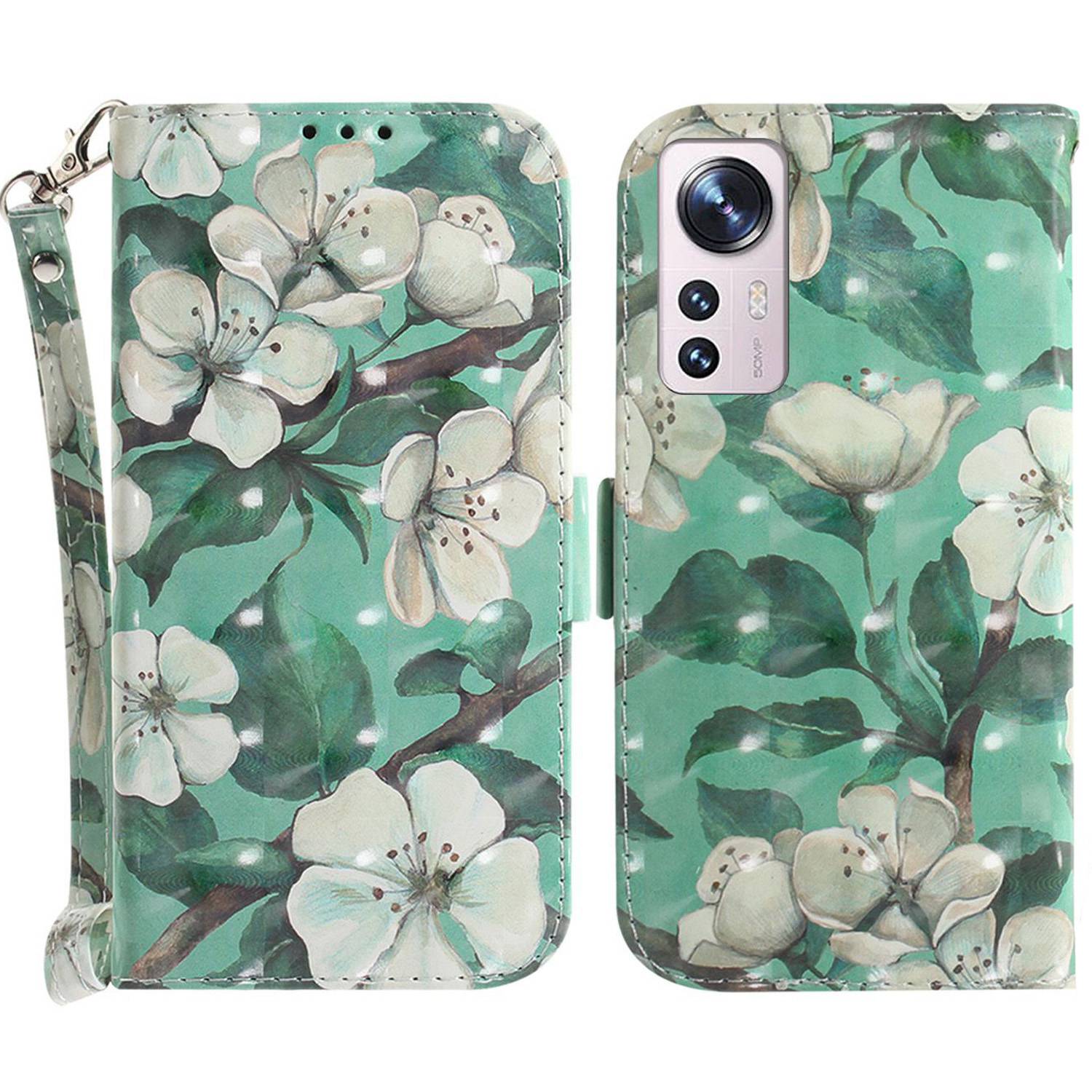 Für Xiaomi 12 Pro 5g/12s Pro 5G/12 Pro (abmessung) 5G Faltständer PU Leder Hülle Ganzkörper 3D -muster -druck -flip -brieftaschenabdeckung Mit Riemen - Aquarellblüten, Xiaomi 12 Pro 5G
Für Xiaomi 12 Pro 5g/12s Pro 5G/12 Pro (abmessung) 5G Faltständer PU Leder Hülle Ganzkörper 3D -muster -druck -flip -brieftaschenabdeckung Mit Riemen - Aquarellblüten, Xiaomi 12 Pro 5G