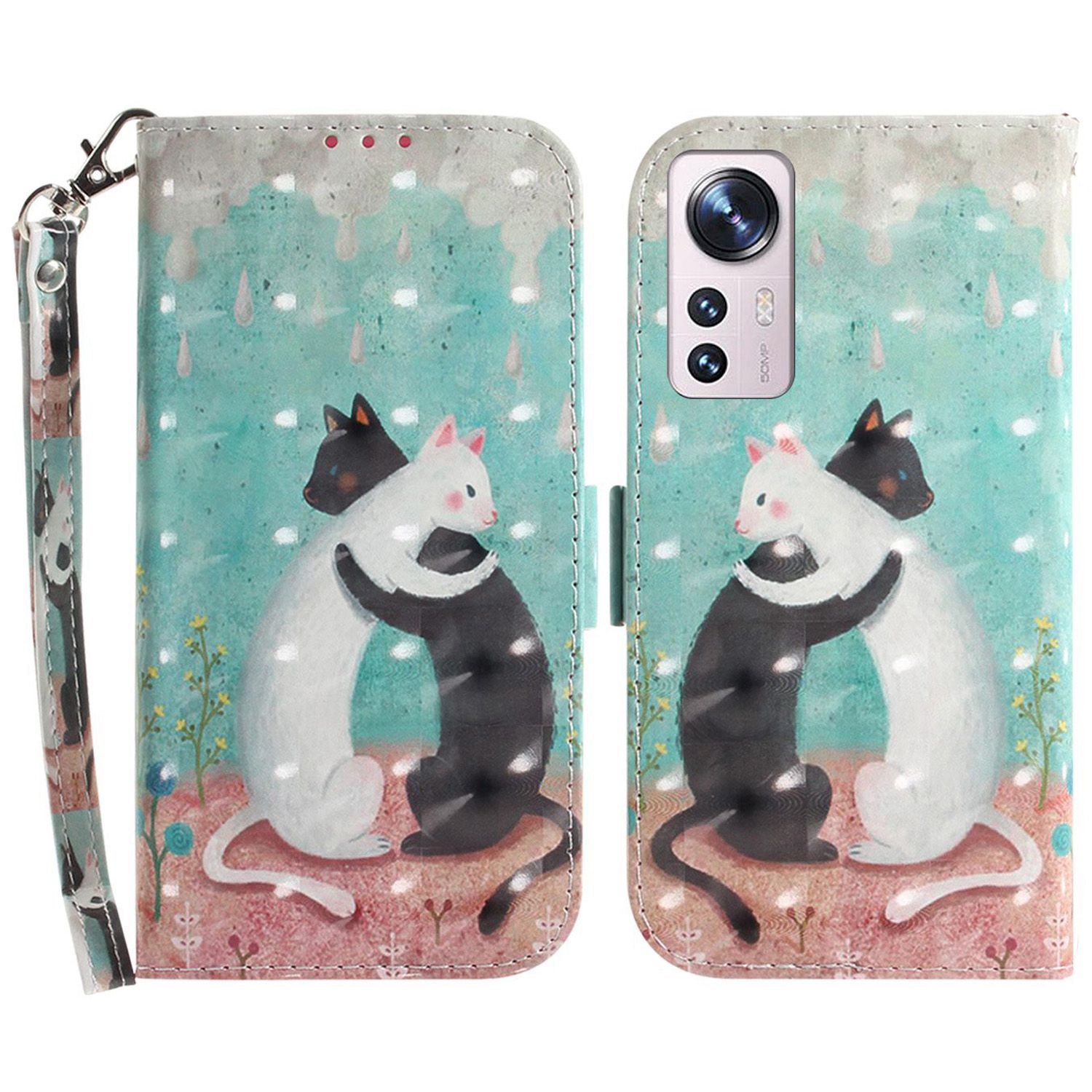 Für Xiaomi 12 Pro 5g/12s Pro 5G/12 Pro (abmessung) 5G Faltständer PU Leder Hülle Ganzkörper 3D -muster -druck -flip -brieftaschenabdeckung Mit Riemen - Zwei Katzen, Xiaomi 12 Pro 5G
Für Xiaomi 12 Pro 5g/12s Pro 5G/12 Pro (abmessung) 5G Faltständer PU Leder Hülle Ganzkörper 3D -muster -druck -flip -brieftaschenabdeckung Mit Riemen - Zwei Katzen, Xiaomi 12 Pro 5G
