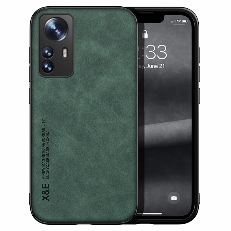 x & e Für Xiaomi 12 Pro 5g / 12s Pro 5g / 12 Pro (abmessung) 5G Lederbeschichtete Tpu-hülle Autohalterung Metallblech Hauttouch Telefonschutzabdeckung - Grün, Xiaomi 12 Pro 5G
x & e Für Xiaomi 12 Pro 5g / 12s Pro 5g / 12 Pro (abmessung) 5G Lederbeschichtete Tpu-hülle Autohalterung Metallblech Hauttouch Telefonschutzabdeckung - Grün, Xiaomi 12 Pro 5G