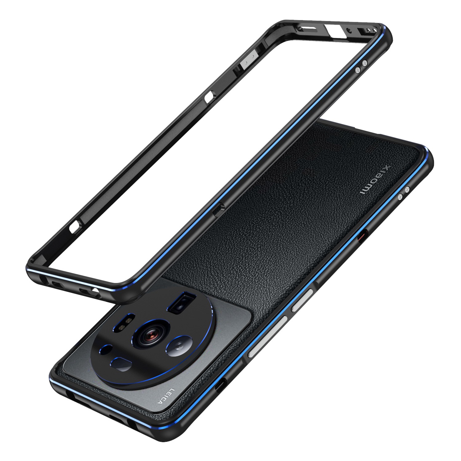 Für Xiaomi 12s Ultra 5G Metallrahmen Drop-proof-telefon Stoßfänger Mit Kameralinsenabdeckung - Schwarz / Blau, Xiaomi 12S Ultra 5G
Für Xiaomi 12s Ultra 5G Metallrahmen Drop-proof-telefon Stoßfänger Mit Kameralinsenabdeckung - Schwarz / Blau, Xiaomi 12S Ultra 5G