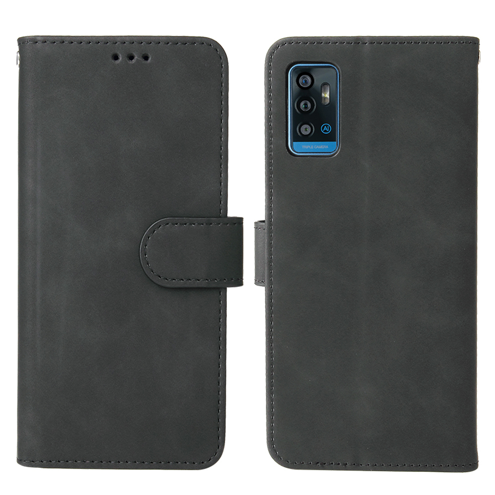 PU Leder Drop-Proof Skin-touch Leder Folio Flip Wallet Phone Stand Hülle Für ZTE Blade A71 - Schwarz, ZTE Blade A71
PU Leder Drop-Proof Skin-touch Leder Folio Flip Wallet Phone Stand Hülle Für ZTE Blade A71 - Schwarz, ZTE Blade A71