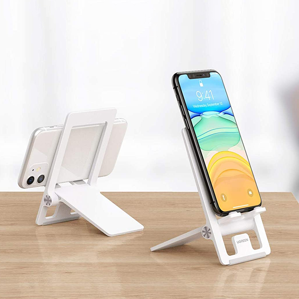 UGREEN 80703 Folding Phone Holder Desktop Adjustable Portable Phone Stand for Video Call Live Streaming Compatible with iPhone 13 Galaxy S21 S20 FE, Universal
UGREEN 80703 Folding Phone Holder Desktop Adjustable Portable Phone Stand for Video Call Live Streaming Compatible with iPhone 13 Galaxy S21 S20 FE, Universal