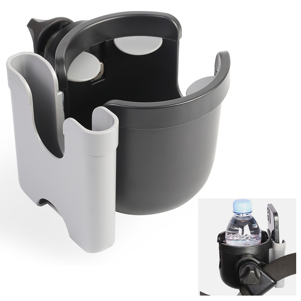 Säuglingsbaby Kinderwagen 2-in-1 ABS Milk Flaschen Tasse Halter Organisator Mit Telefonhalter - Grau
Säuglingsbaby Kinderwagen 2-in-1 ABS Milk Flaschen Tasse Halter Organisator Mit Telefonhalter - Grau