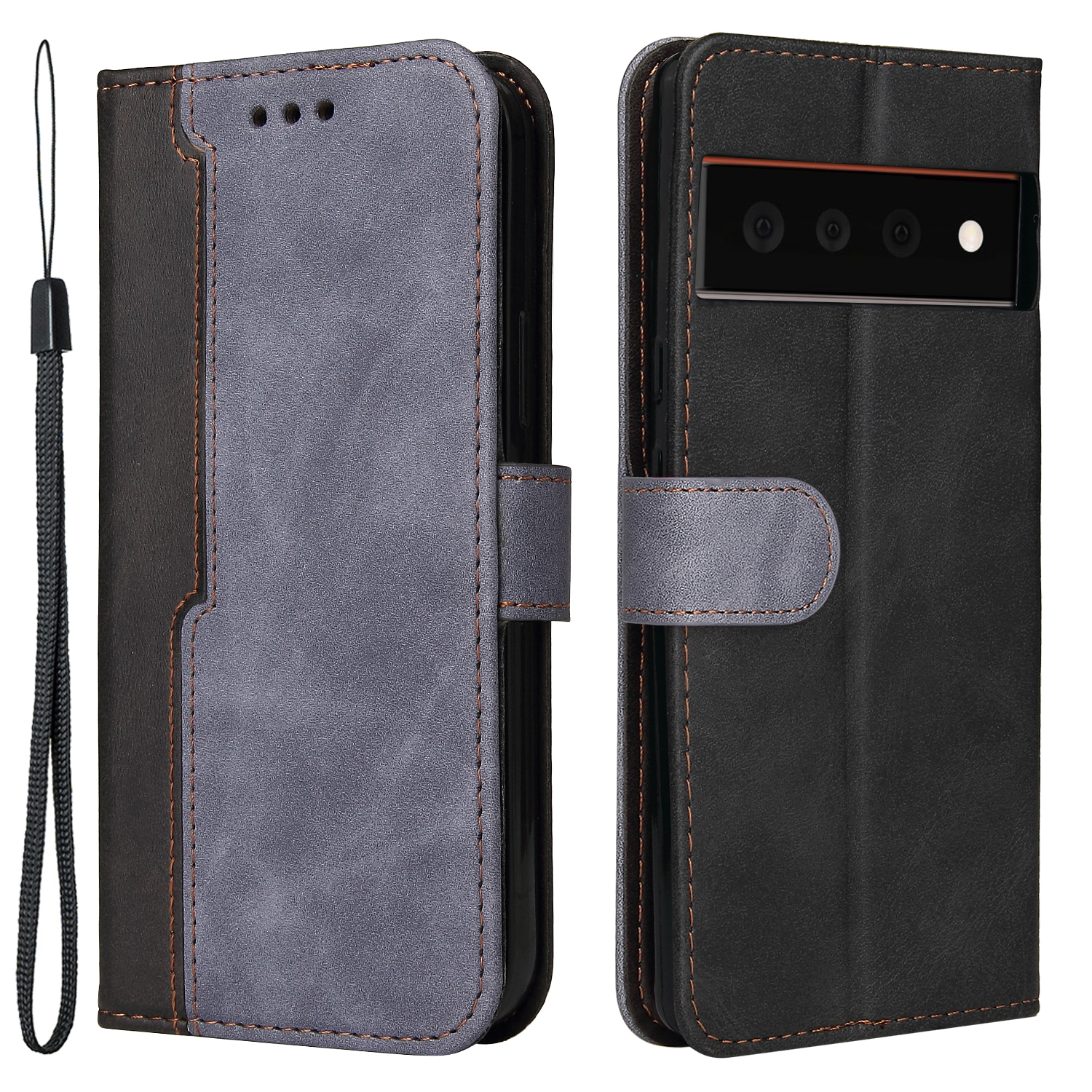 Geschäftsstil Spleißen Dual-Color-Stand Wallet Design Anti-Drop-Magnetverschluss Telefon-Case-Shell Für Google Pixel 6 Pro - Grau, Google Pixel 6 Pro 5G
Geschäftsstil Spleißen Dual-Color-Stand Wallet Design Anti-Drop-Magnetverschluss Telefon-Case-Shell Für Google Pixel 6 Pro - Grau, Google Pixel 6 Pro 5G