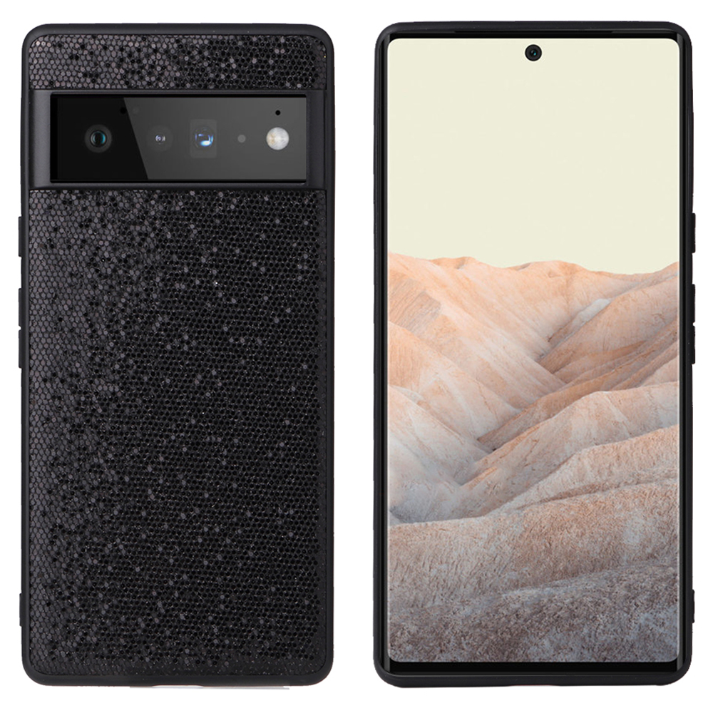 Leichte PU-Lederbeschichtete Weiche TPU + Hard PC Hybrid-Schutzhülle Für Google Pixel 6 - Glitter / Schwarz, Google Pixel 6
Leichte PU-Lederbeschichtete Weiche TPU + Hard PC Hybrid-Schutzhülle Für Google Pixel 6 - Glitter / Schwarz, Google Pixel 6