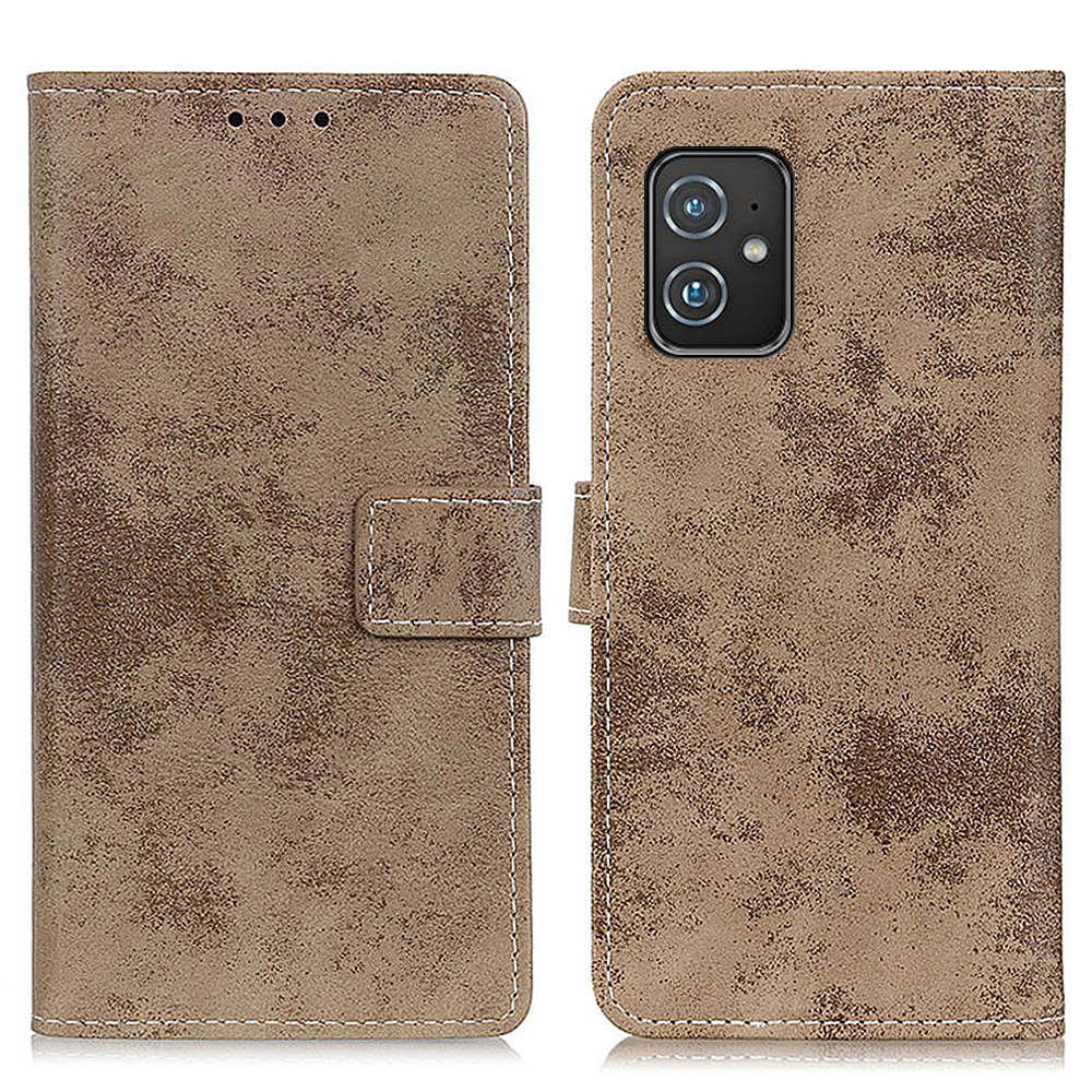 Vintage Style PU Leather Case for Asus Zenfone 8 Cell Phone Wallet Stand Shell Cover Protector - Khaki
Vintage Style PU Leather Case for Asus Zenfone 8 Cell Phone Wallet Stand Shell Cover Protector - Khaki