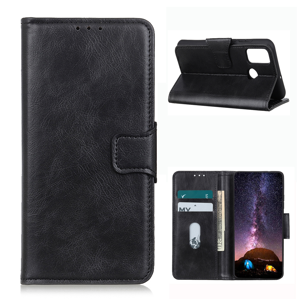 Crazy Horse PU Leather Wallet Stand Protector Cover for Oppo A53 (2020) - Black, Oppo Other OPPO Models
Crazy Horse PU Leather Wallet Stand Protector Cover for Oppo A53 (2020) - Black, Oppo Other OPPO Models