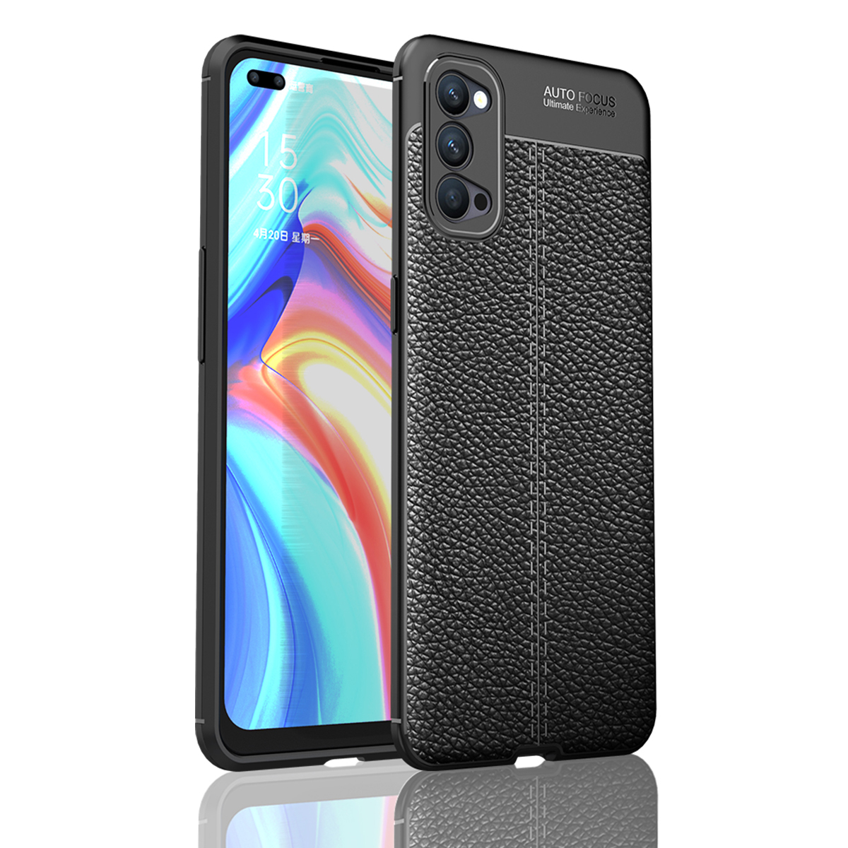 Litchi Texture Soft TPU TPU Couverture de Téléphone Portable Pour Oppo Reno4 5G - le Noir, Oppo Oppo Reno4 5G
Litchi Texture Soft TPU TPU Couverture de Téléphone Portable Pour Oppo Reno4 5G - le Noir, Oppo Oppo Reno4 5G
