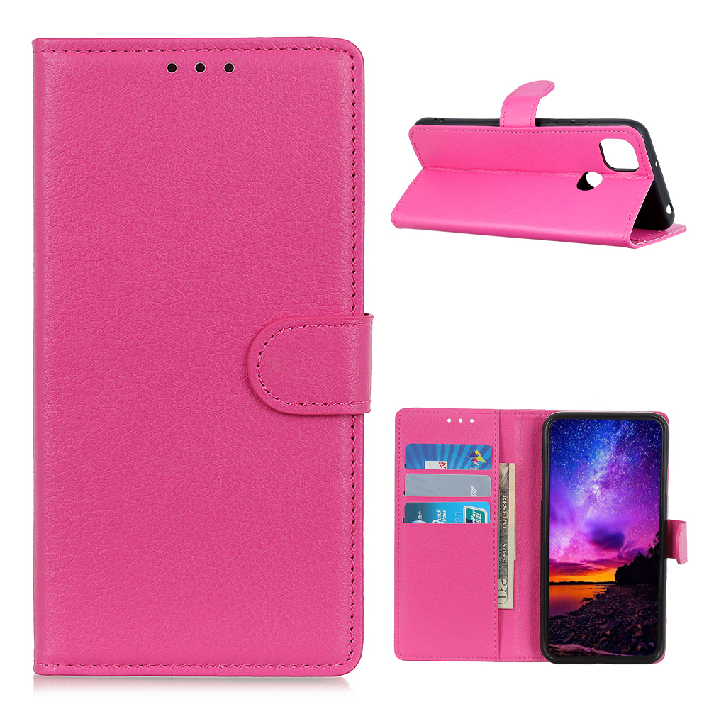 Litchi Skin Leder Flip Hülle Für Oppo A15 Wallet Stand Schutzhülle - Rose, OPPO A15
Litchi Skin Leder Flip Hülle Für Oppo A15 Wallet Stand Schutzhülle - Rose, OPPO A15