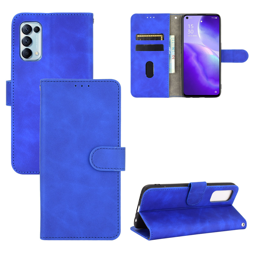 Delicate PU Leather Wallet Cell Phone Case for Oppo Reno5 5G Stand Cover - Blue, Oppo Other OPPO Models
Delicate PU Leather Wallet Cell Phone Case for Oppo Reno5 5G Stand Cover - Blue, Oppo Other OPPO Models