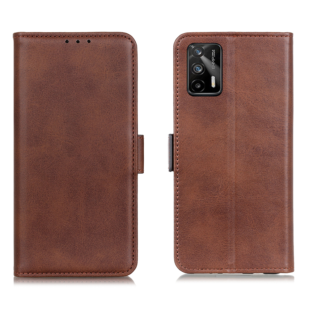 Magnetic Clasp Design Folio Flip Wallet Leather Stand Case Cover for Realme GT 5G - Coffee
Magnetic Clasp Design Folio Flip Wallet Leather Stand Case Cover for Realme GT 5G - Coffee