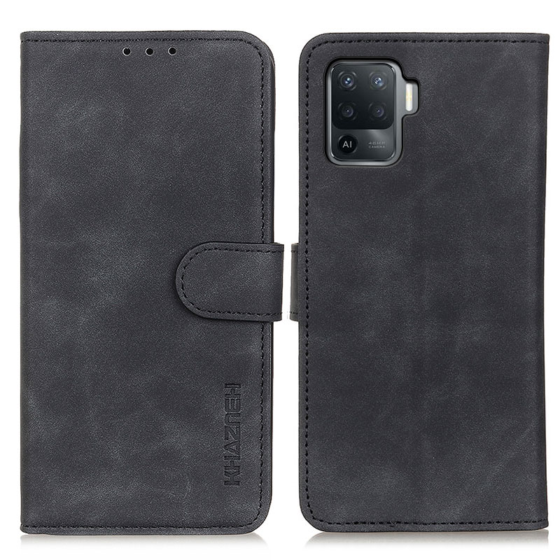 Khazneh Magnetic Clasp Wallet Design Retro Style PU Ledertasche Für Oppo A94/F19 Pro/Reno5 f. - Schwarz, Oppo Reno5 F
Khazneh Magnetic Clasp Wallet Design Retro Style PU Ledertasche Für Oppo A94/F19 Pro/Reno5 f. - Schwarz, Oppo Reno5 F