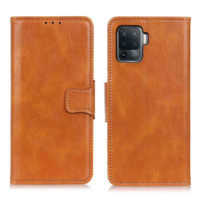 Crazy Horse Leder Brieftasche Stand Shell Phone Case Für Oppo A94 / OPPO F19 Pro. - Braun, Oppo F19 Pro
Crazy Horse Leder Brieftasche Stand Shell Phone Case Für Oppo A94 / OPPO F19 Pro. - Braun, Oppo F19 Pro
